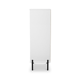 Axton 5 Drawer Tall Boy Chest White Matt from Roseland Furniture