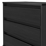 Axton 3 Drawer Chest Black Ash from Roseland Furniture