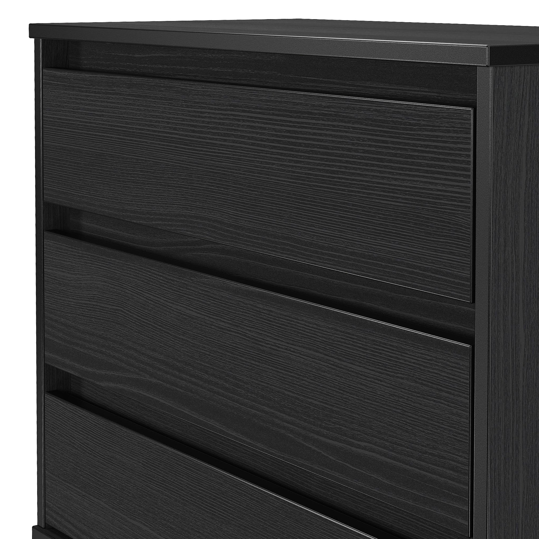 Axton 3 Drawer Chest Black Ash from Roseland Furniture