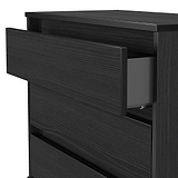 Axton 3 Drawer Chest Black Ash from Roseland Furniture