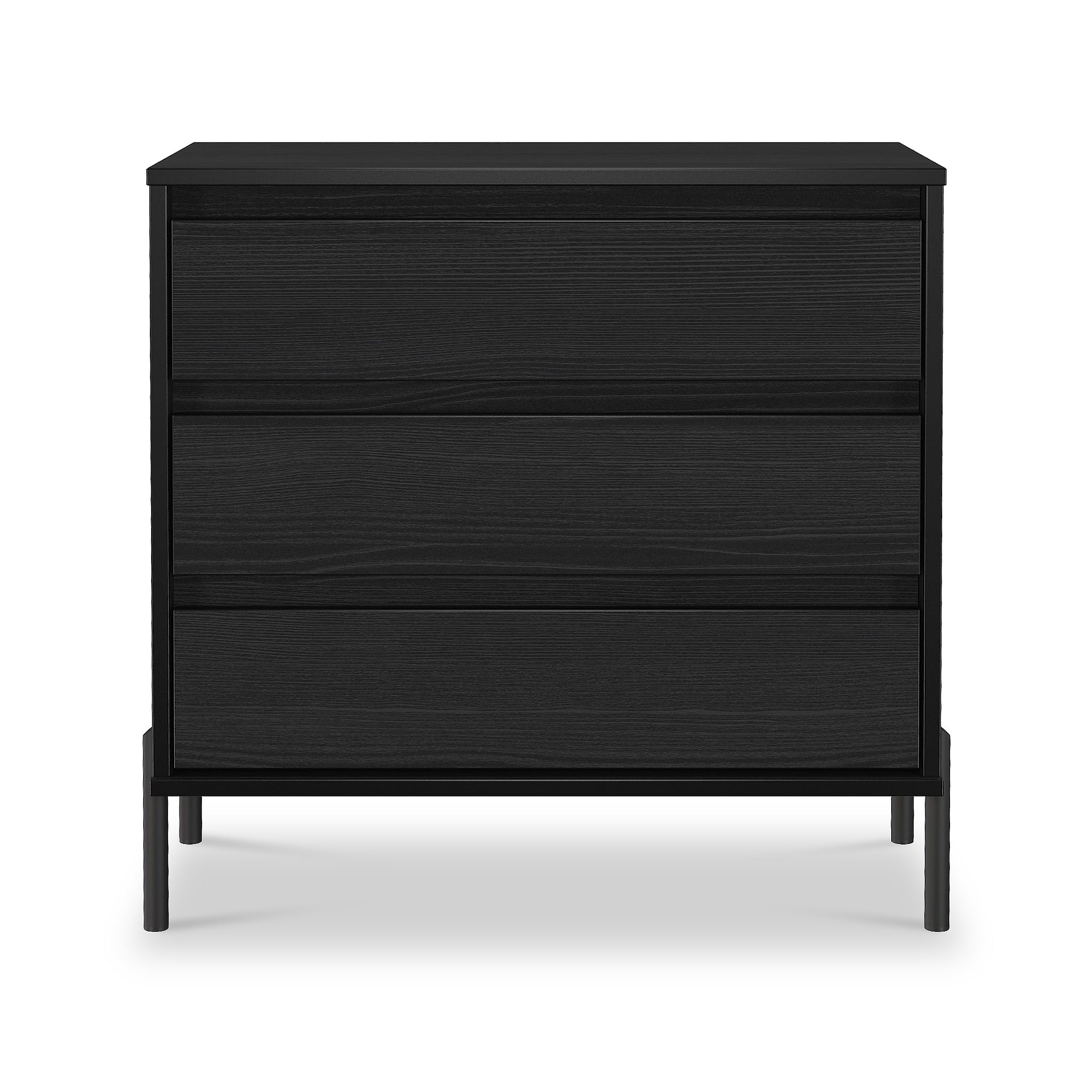 Axton 3 Drawer Chest Black Ash from Roseland Furniture