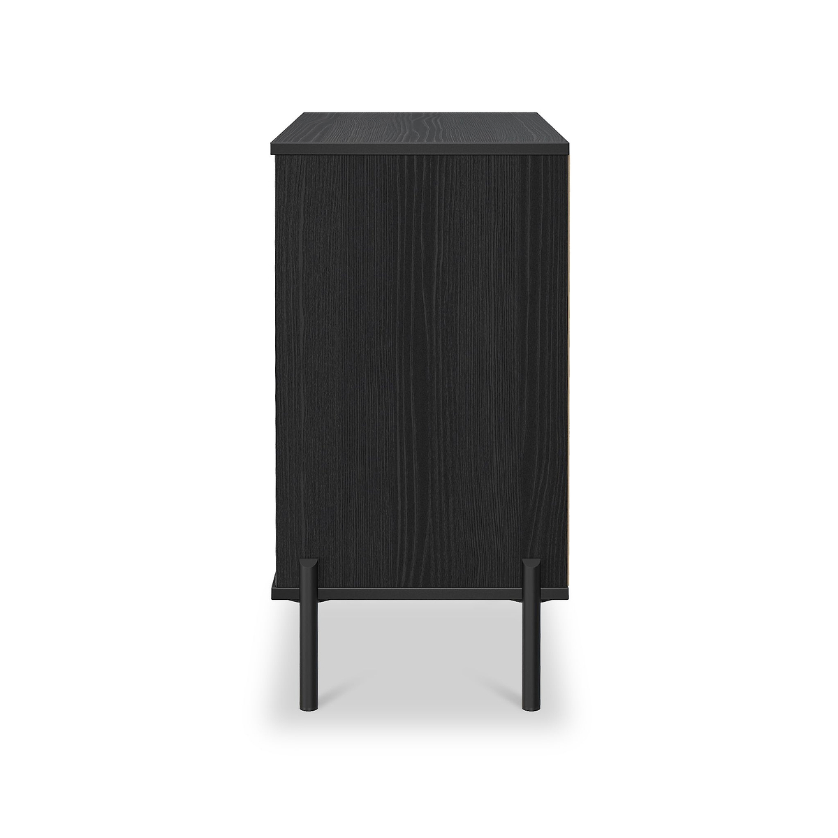 Axton 3 Drawer Chest Black Ash from Roseland Furniture