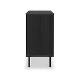 Axton 3 Drawer Chest Black Ash from Roseland Furniture