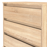 Axton 3 Drawer Chest Oak from Roseland Furniture