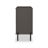 Axton 3 Drawer Chest Oak Graphite from Roseland Furniture