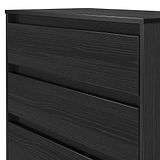 Axton 4 Drawer Chest Black Ash from Roseland Furniture