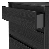 Axton 4 Drawer Chest Black Ash from Roseland Furniture