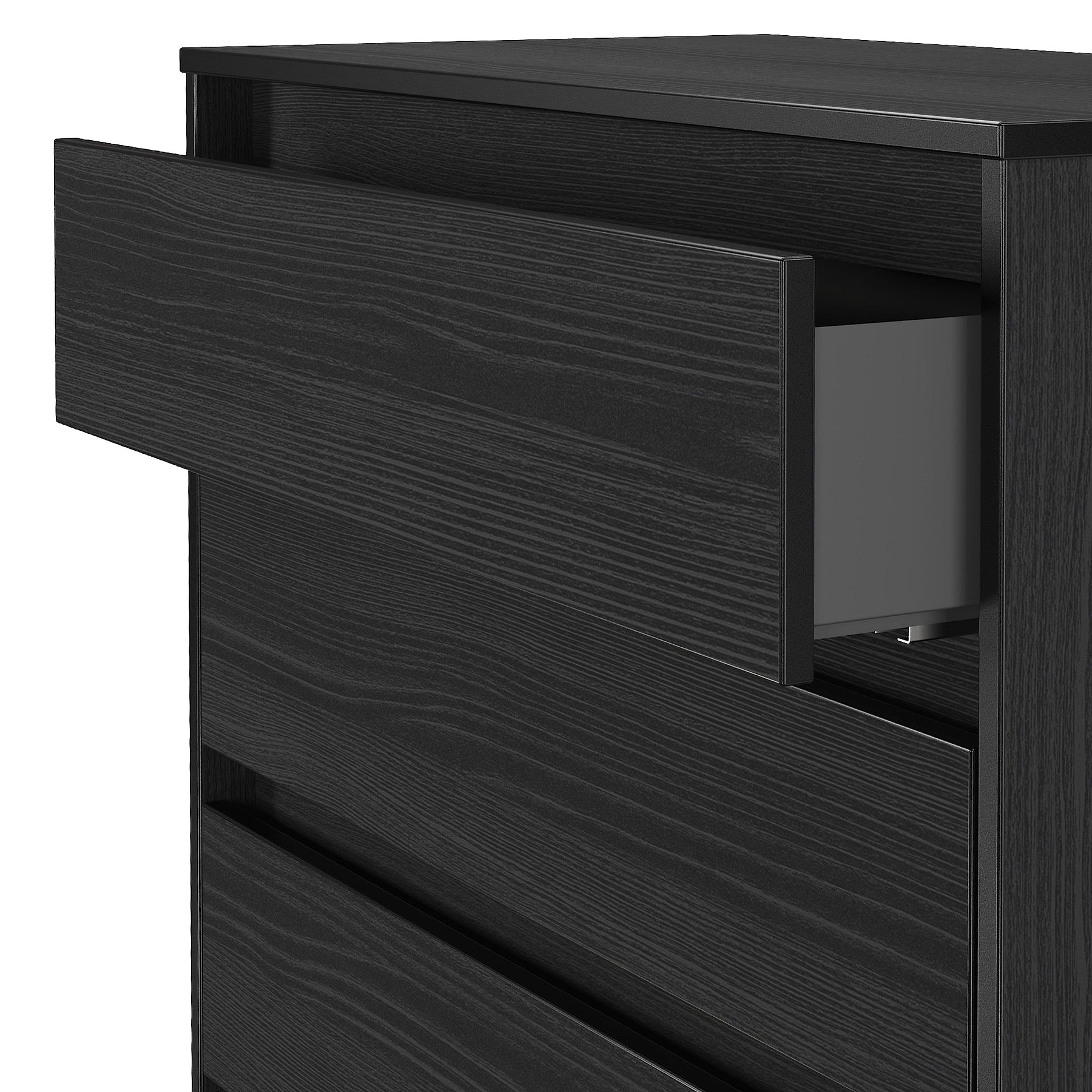 Axton 4 Drawer Chest Black Ash from Roseland Furniture
