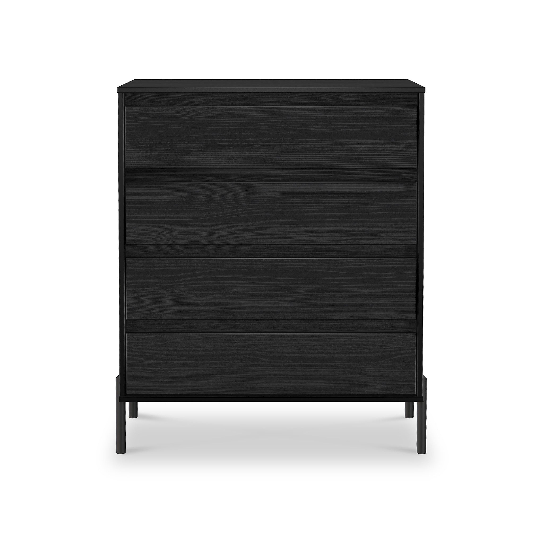 Axton 4 Drawer Chest Black Ash from Roseland Furniture