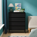 Axton 4 Drawer Chest Black Ash from Roseland Furniture