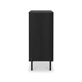 Axton 4 Drawer Chest Black Ash from Roseland Furniture