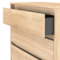 Axton 4 Drawer Chest Oak from Roseland Furniture