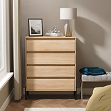 Axton 4 Drawer Chest Oak from Roseland Furniture