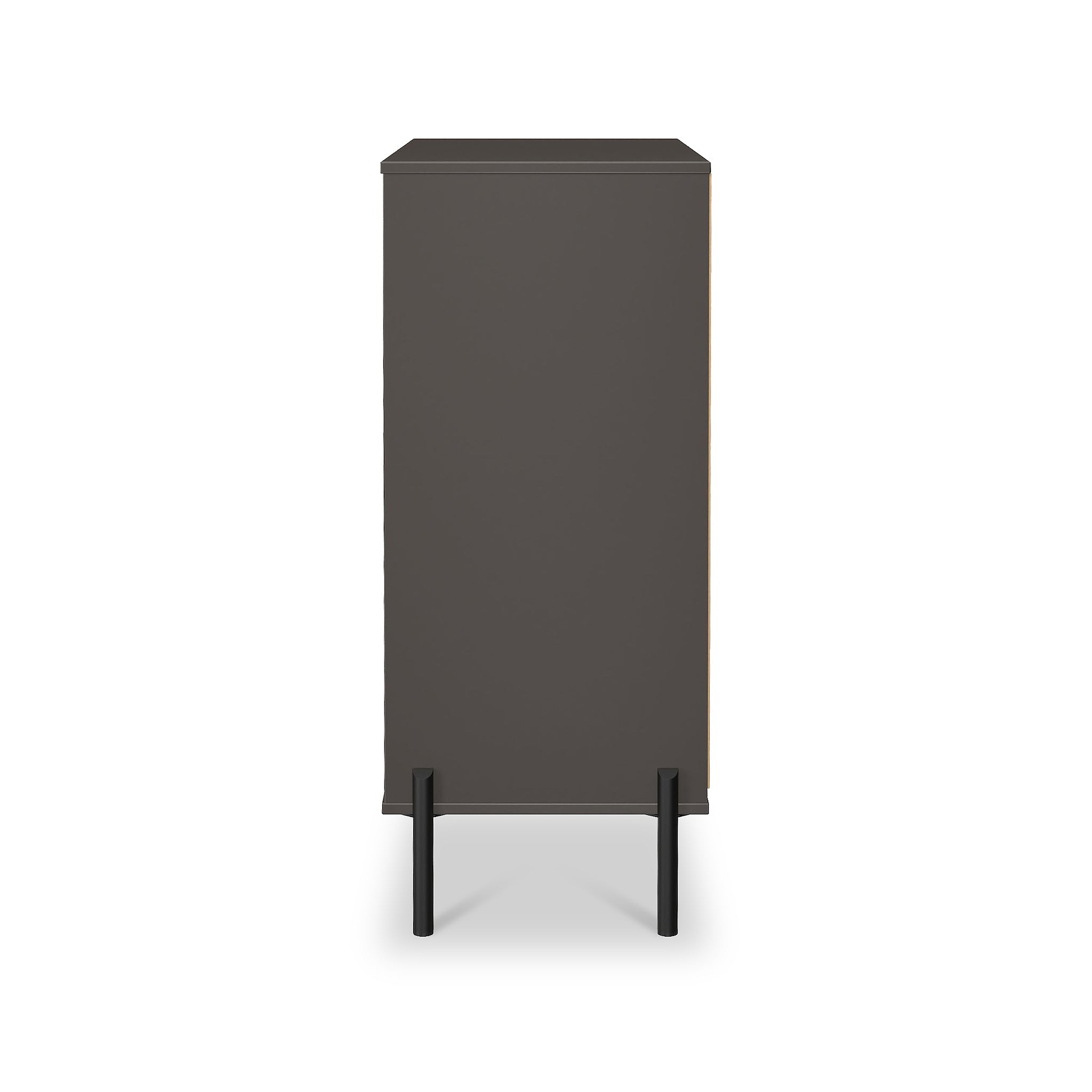 Axton 4 Drawer Chest Oak Graphite from Roseland Furniture