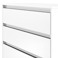 Axton 4 Drawer Chest White Matt from Roseland Furniture
