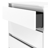 Axton 4 Drawer Chest White Matt from Roseland Furniture