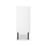 Axton 4 Drawer Chest White Matt from Roseland Furniture