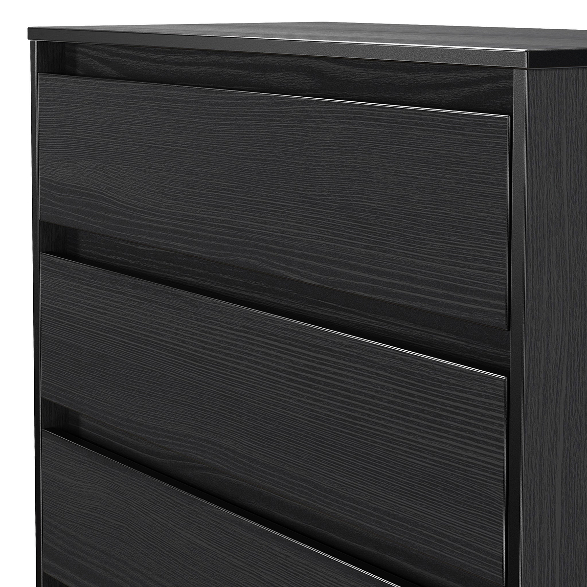 Axton 5 Drawer Chest Black Ash from Roseland Furniture