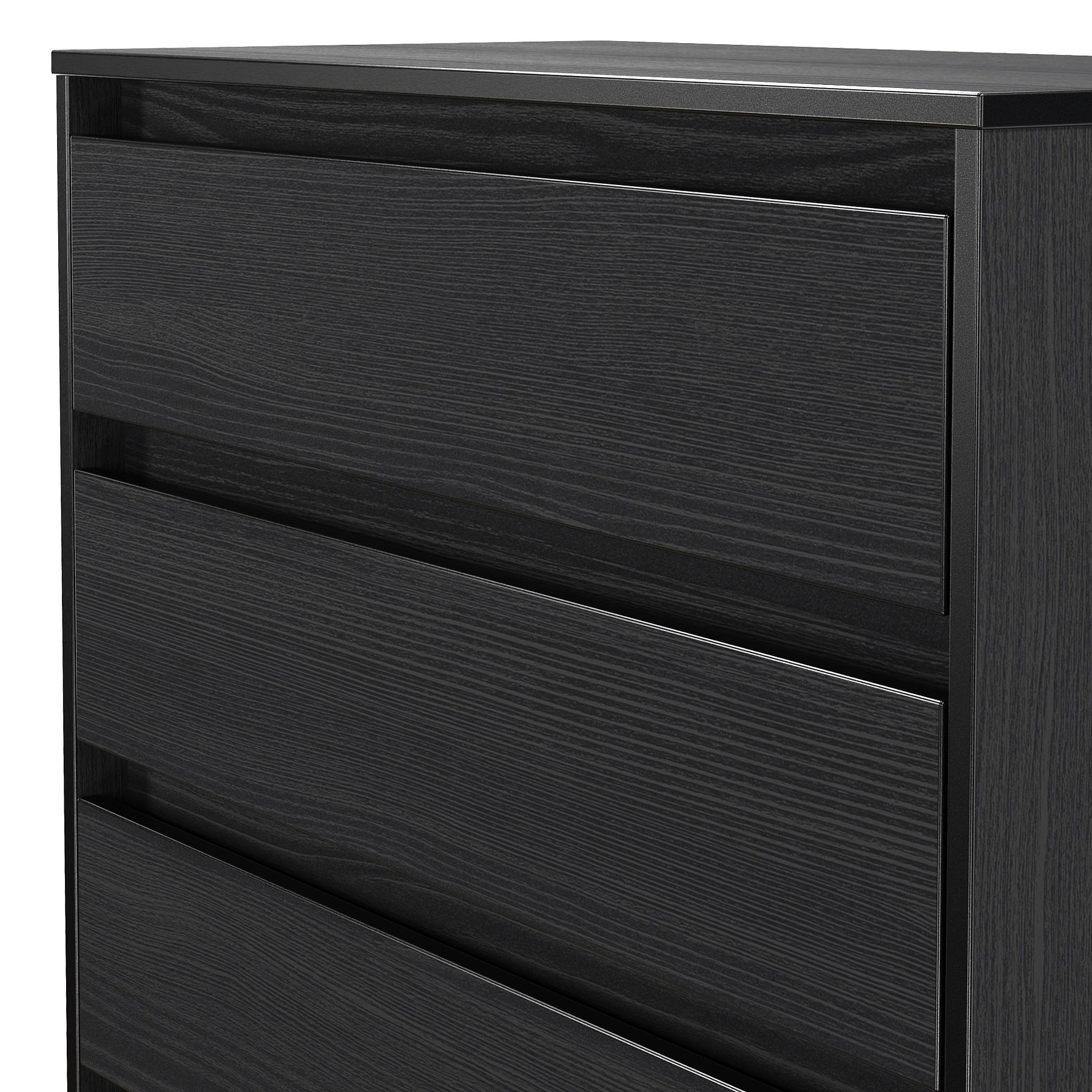 Axton 5 Drawer Chest Black Ash from Roseland Furniture