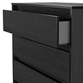 Axton 5 Drawer Chest Black Ash from Roseland Furniture