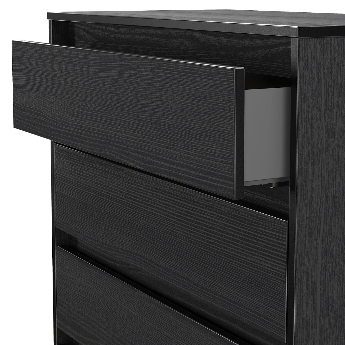 Axton 5 Drawer Chest Black Ash from Roseland Furniture