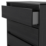 Axton 5 Drawer Chest Black Ash from Roseland Furniture