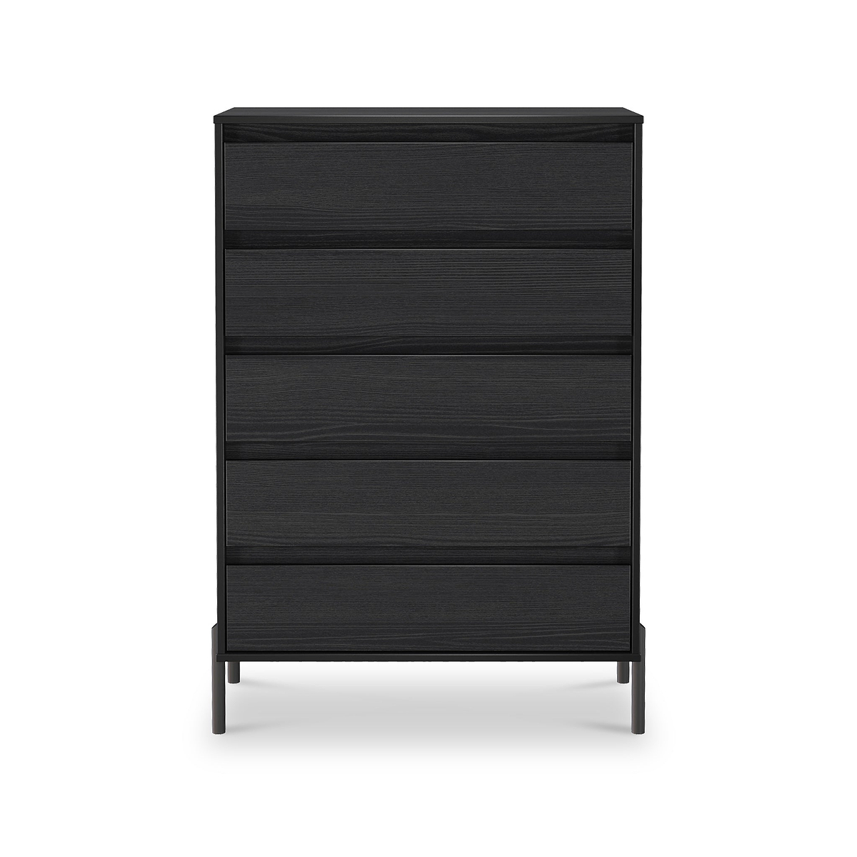 Axton 5 Drawer Chest Black Ash from Roseland Furniture