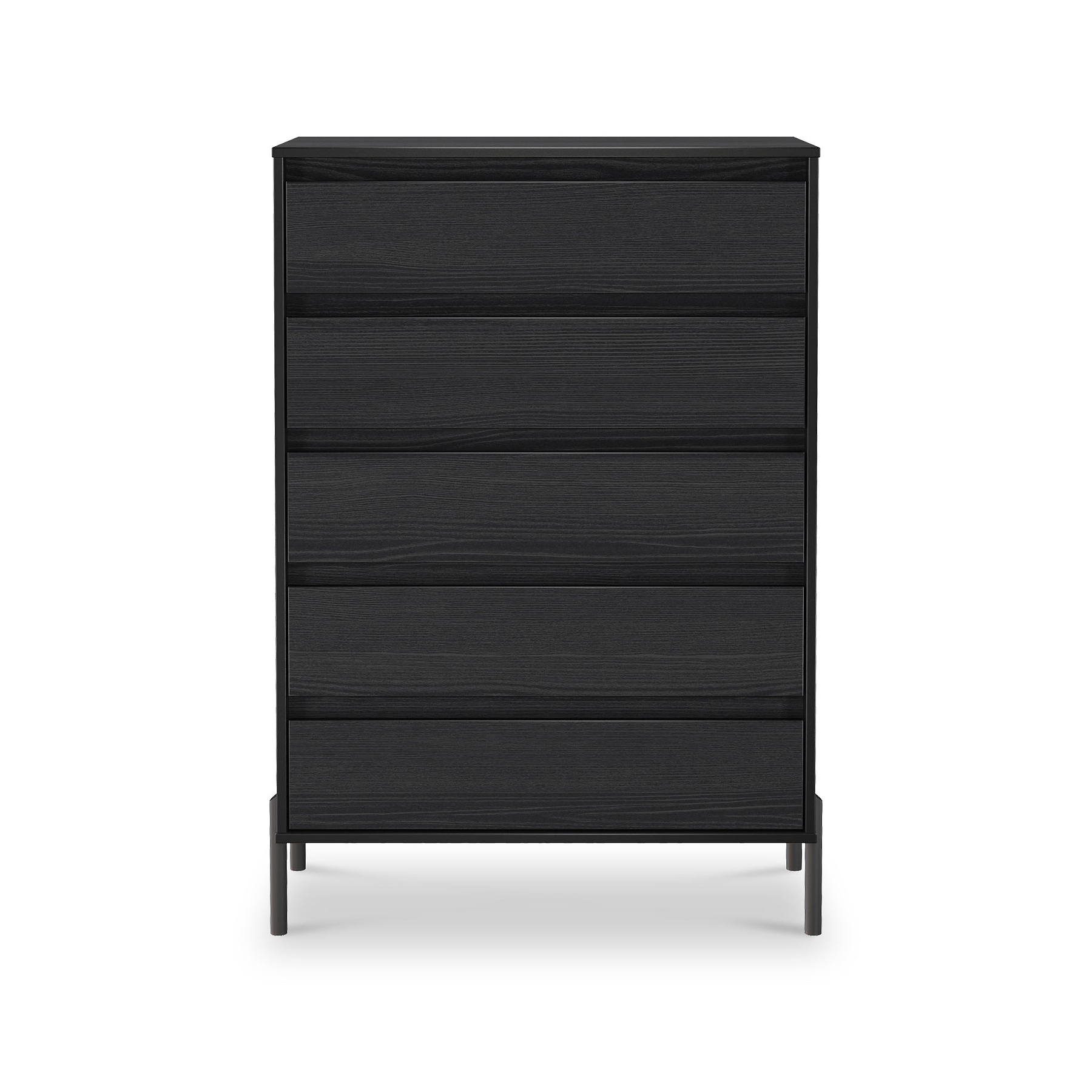 Axton 5 Drawer Chest Black Ash from Roseland Furniture