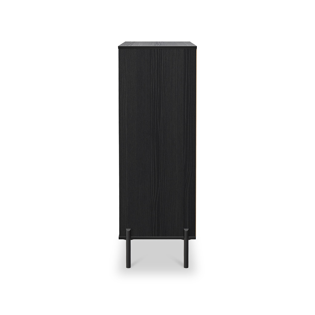 Axton 5 Drawer Chest Black Ash from Roseland Furniture