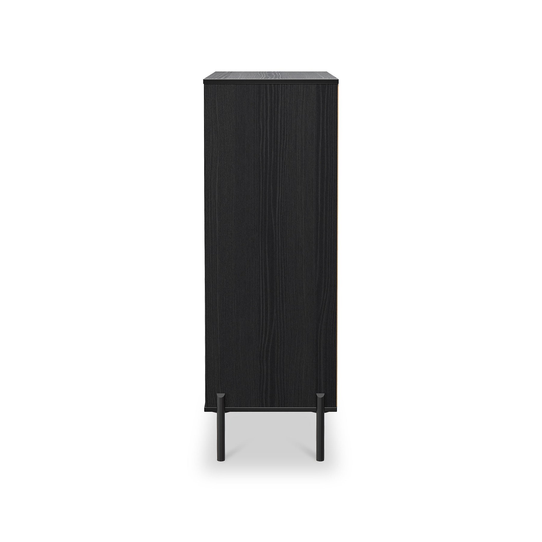 Axton 5 Drawer Chest Black Ash from Roseland Furniture