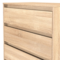 Axton 5 Drawer Chest Oak from Roseland Furniture