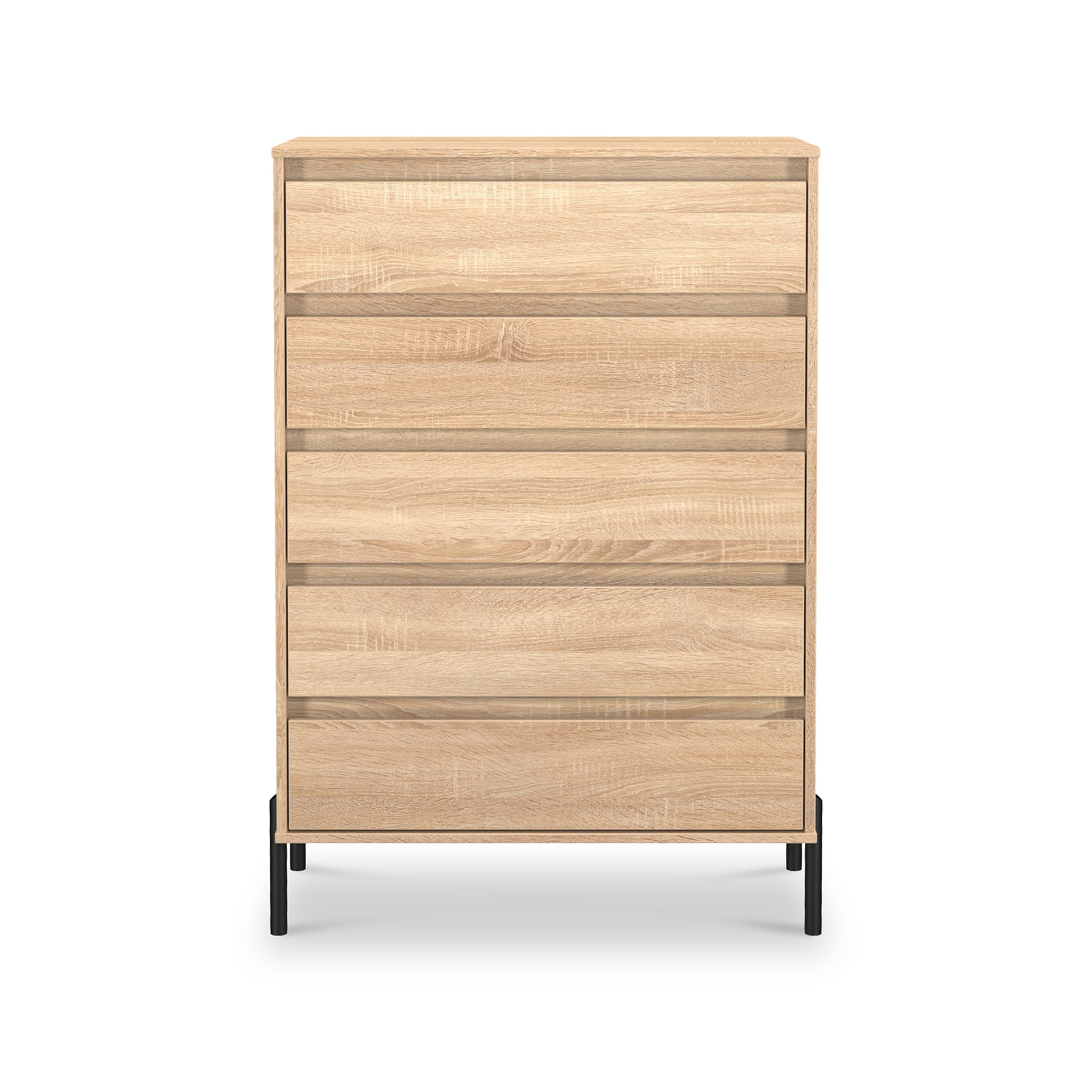 Axton 5 Drawer Chest Oak from Roseland Furniture