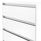 Axton 5 Drawer Chest White Matt from Roseland Furniture