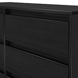 Axton 6 Drawer Chest Ash Black from Roseland Furniture