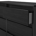 Axton 6 Drawer Chest Ash Black from Roseland Furniture