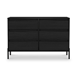 Axton 6 Drawer Chest Ash Black from Roseland Furniture