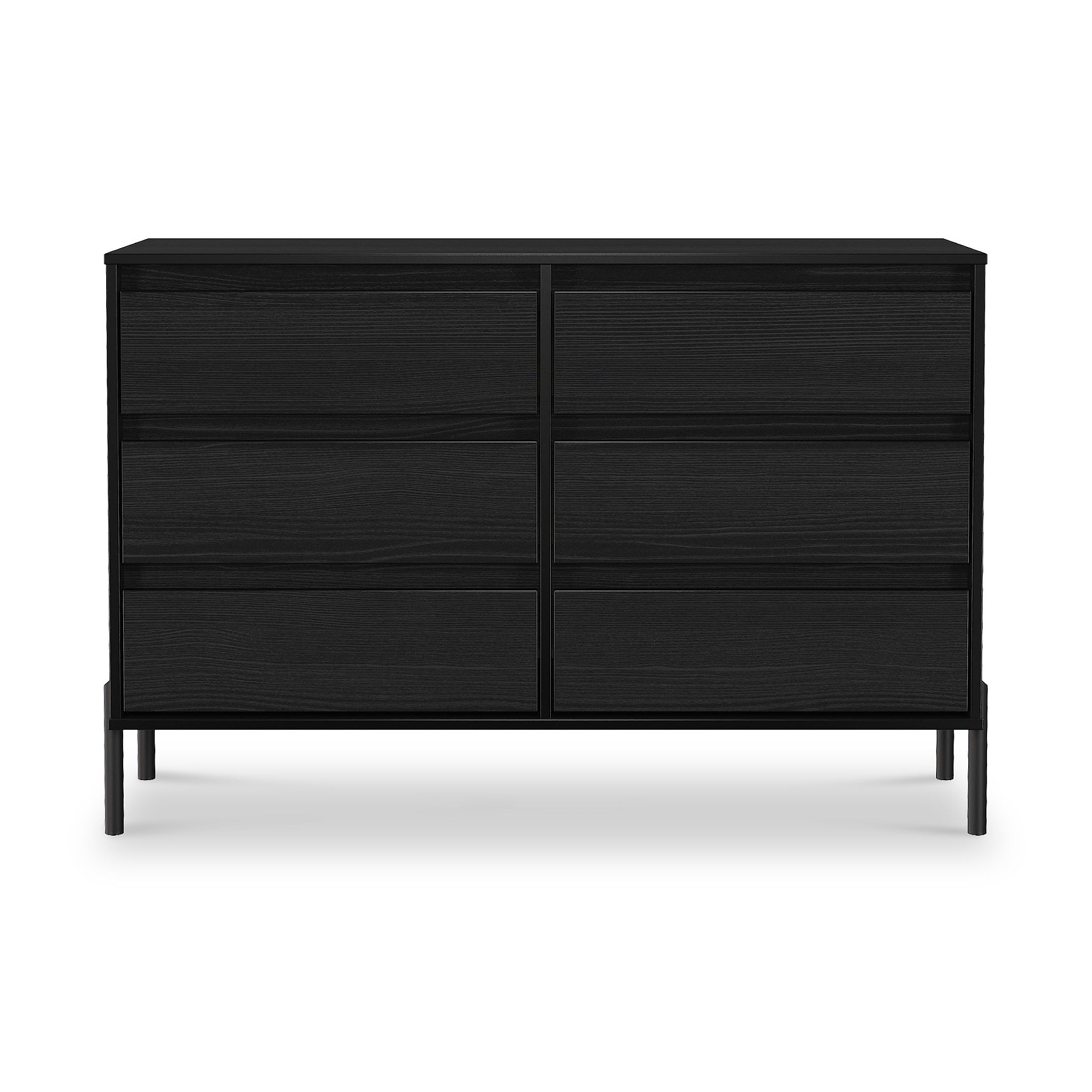 Axton 6 Drawer Chest Ash Black from Roseland Furniture