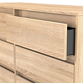 Axton 6 Drawer Chest Oak from Roseland Furniture