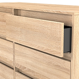 Axton 6 Drawer Chest Oak from Roseland Furniture