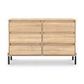 Axton 6 Drawer Chest Oak from Roseland Furniture