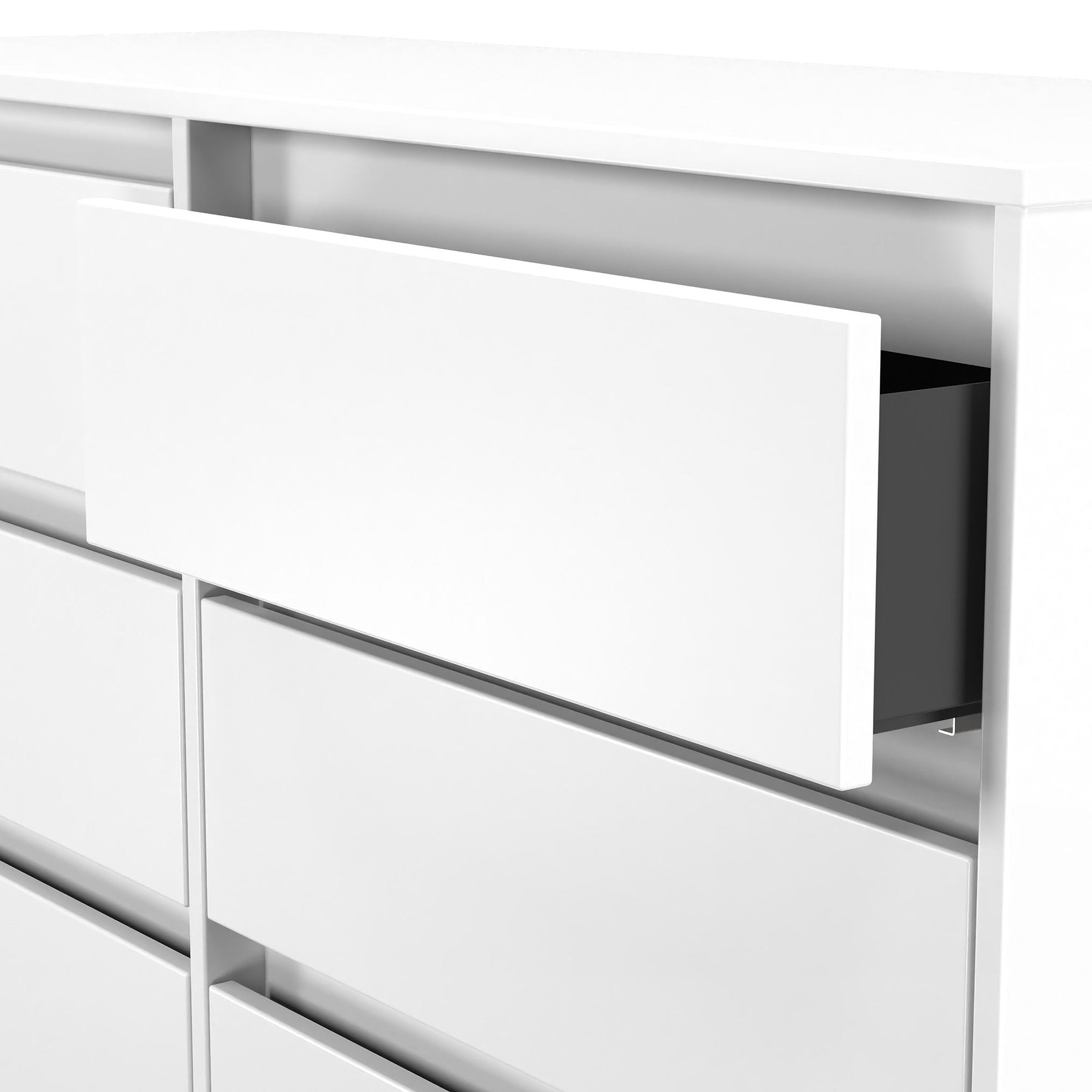 Axton 6 Drawer Chest White Matt from Roseland Furniture