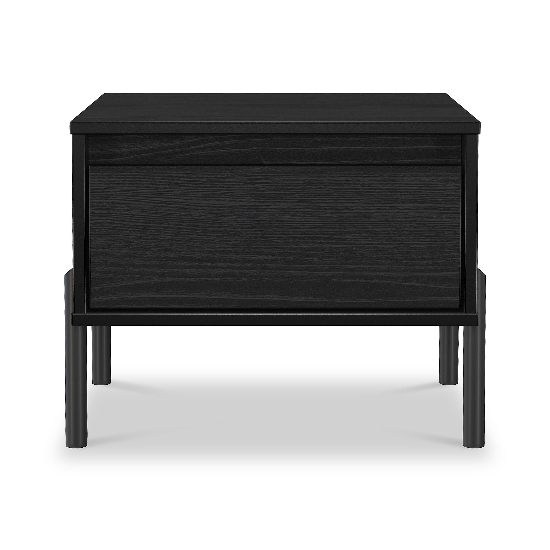 Axton 1 Drawer Bedside Ash Black from Roseland Furniture