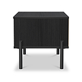 Axton 1 Drawer Bedside Ash Black from Roseland Furniture