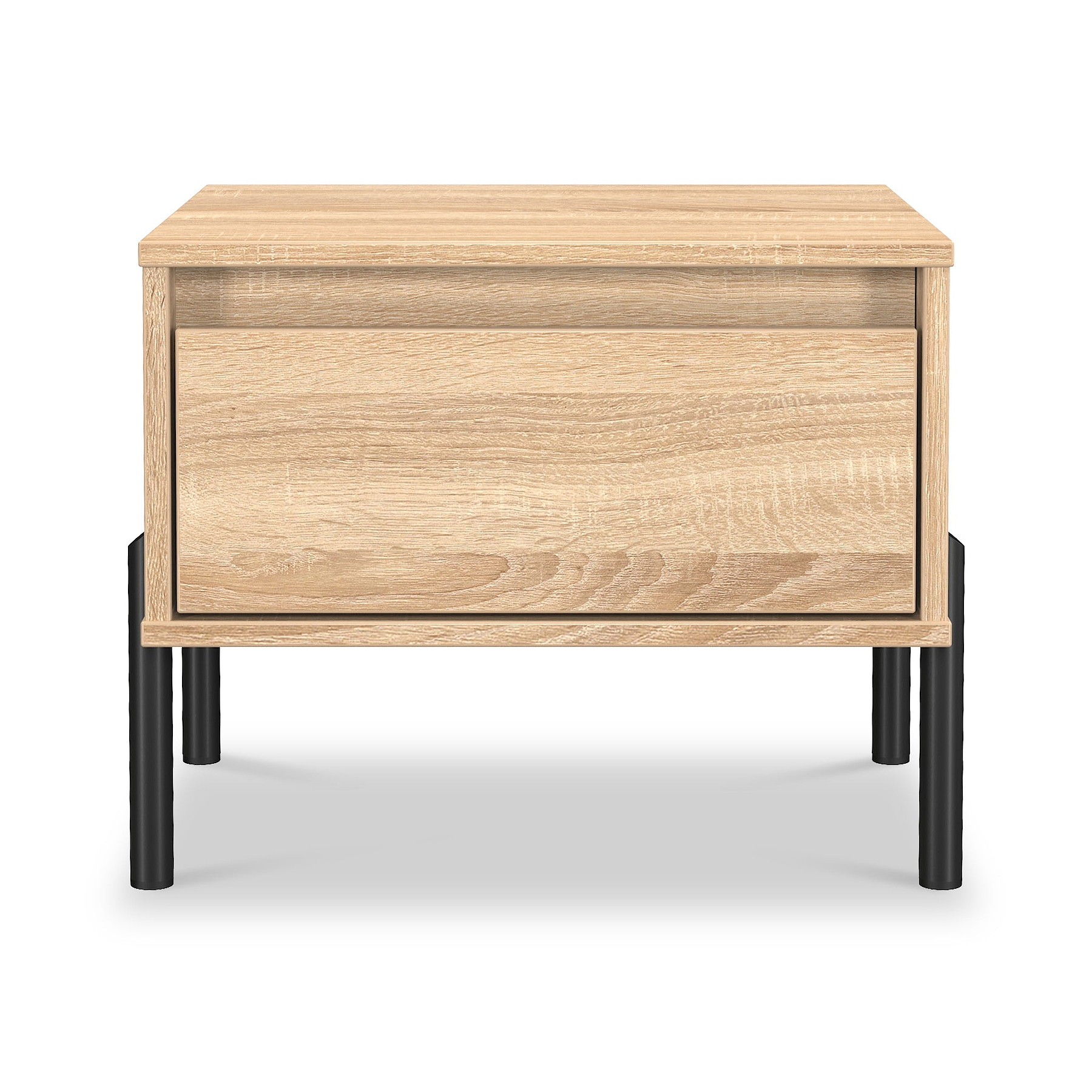 Axton 1 Drawer Bedside Oak from Roseland Furniture