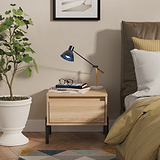 Axton 1 Drawer Bedside Oak from Roseland Furniture