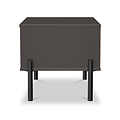 Axton 1 Drawer Bedside Oak Graphite from Roseland Furniture