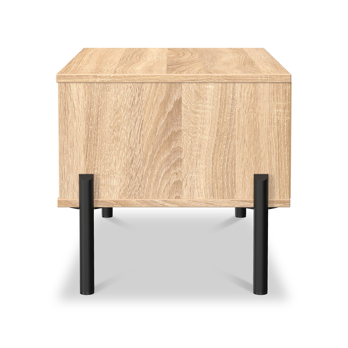 Axton1 Drawer Wide Bedside Oak from Roseland Furniture