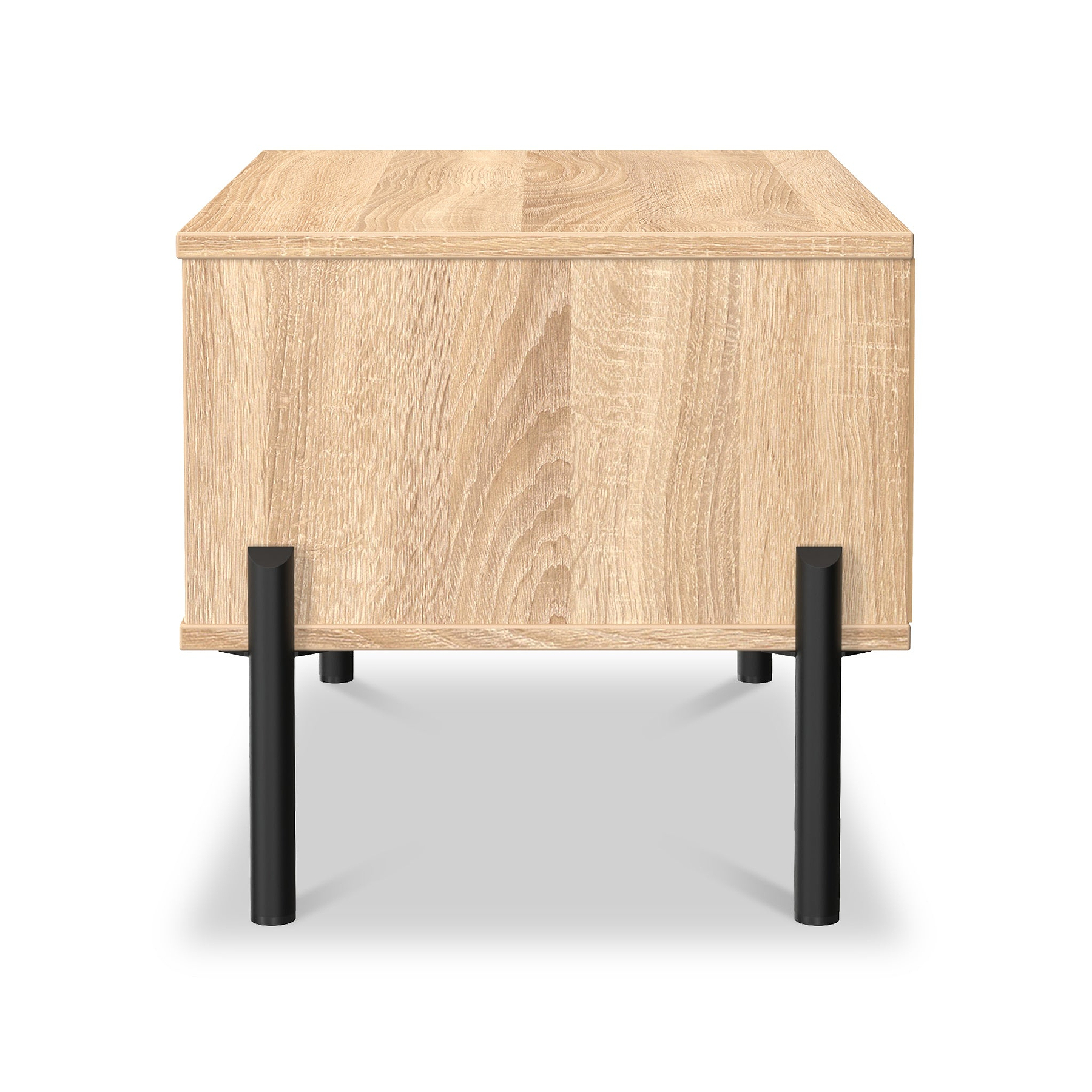 Axton1 Drawer Wide Bedside Oak from Roseland Furniture