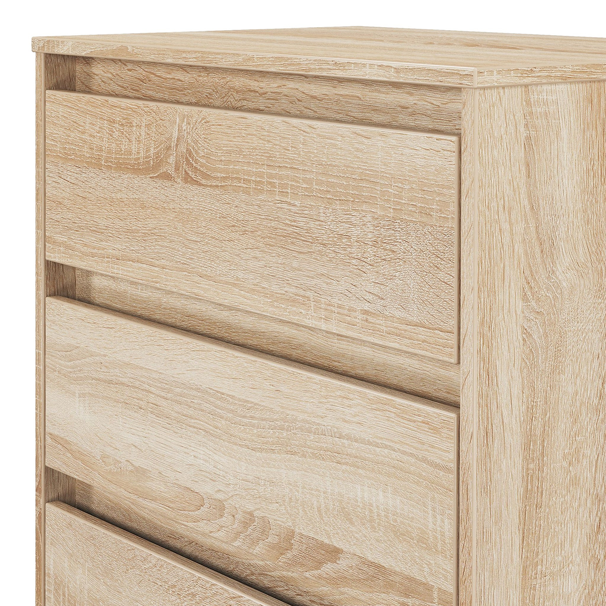 Axton 3 Drawer Compact Chest Oak from Roseland Furniture