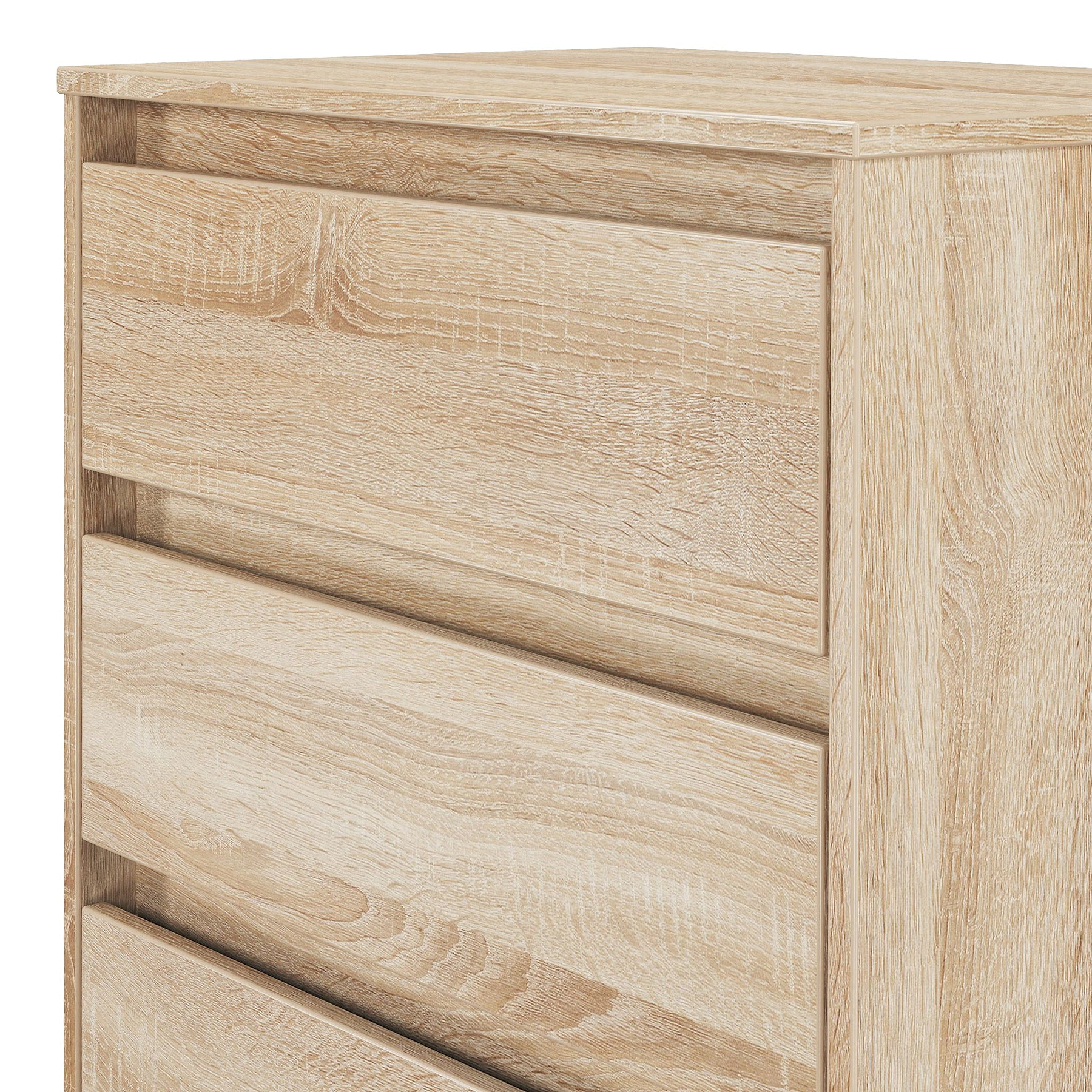 Axton 3 Drawer Compact Chest Oak from Roseland Furniture